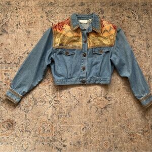 Cache Vintage 90s Blue Denim Jean Jacket